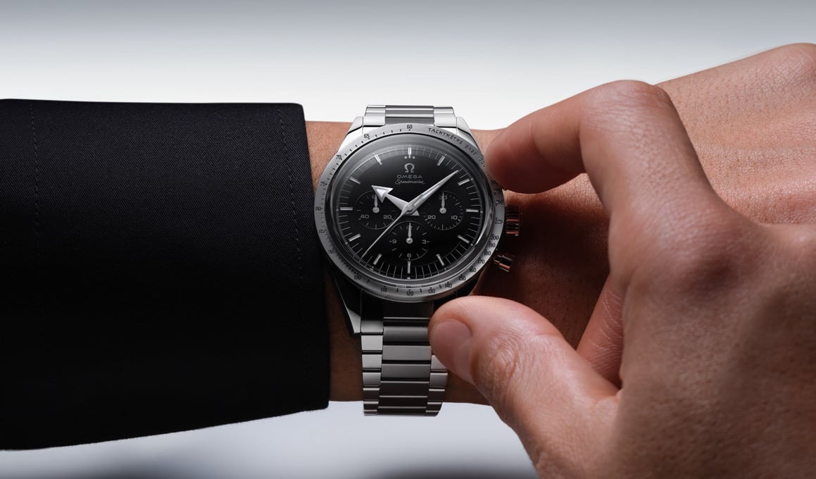 Illustration de la collection Speedmaster de Omega