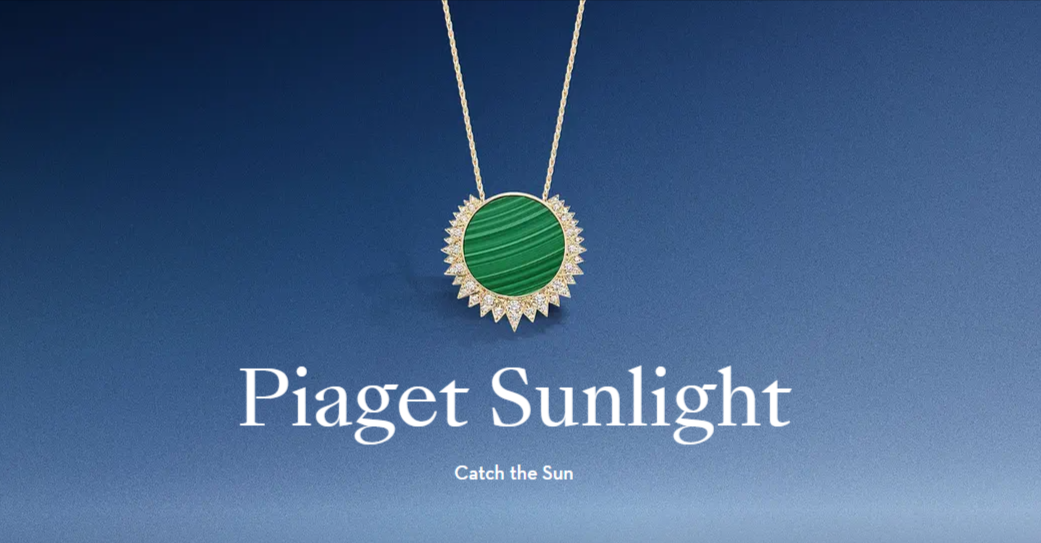 Illustration de la collection Piaget Sunlight de Piaget