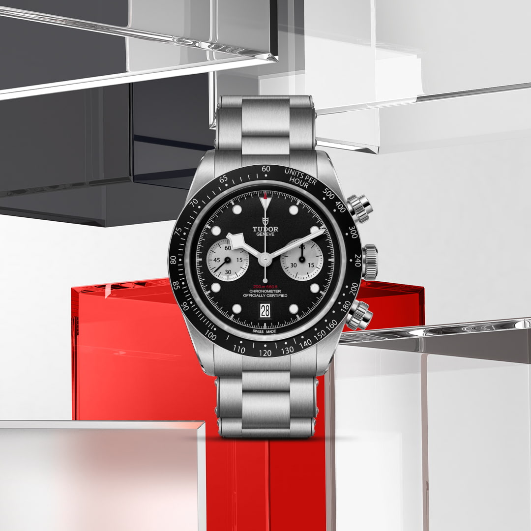 Illustration de la collection Black Bay Chrono de Tudor