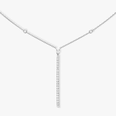 Gatsby Vertical Barette Necklace by Messika
