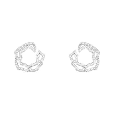 Boucles D'oreilles Rose de Piaget