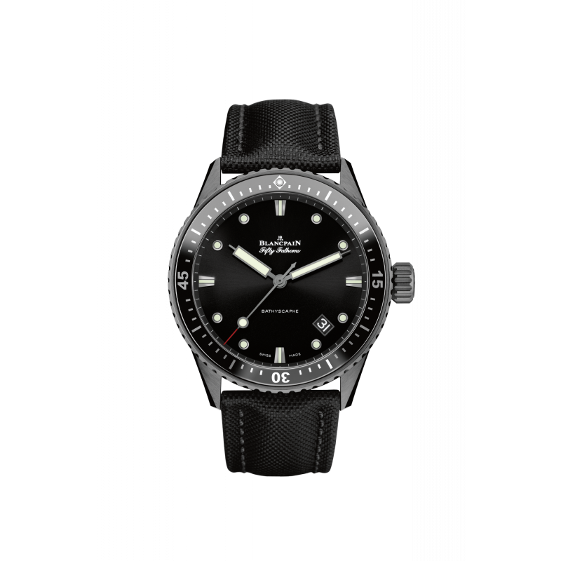 Montre Blancpain Fifty Fathoms Bathyscaphe Céramique Noire