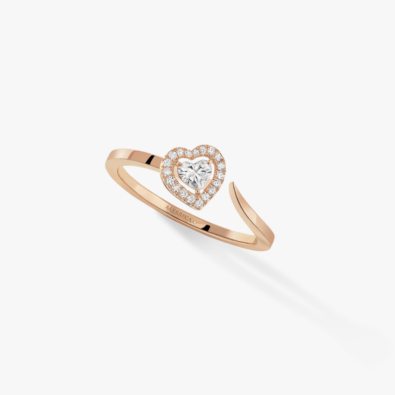 Joy Coeur ring in pink gold by Messika