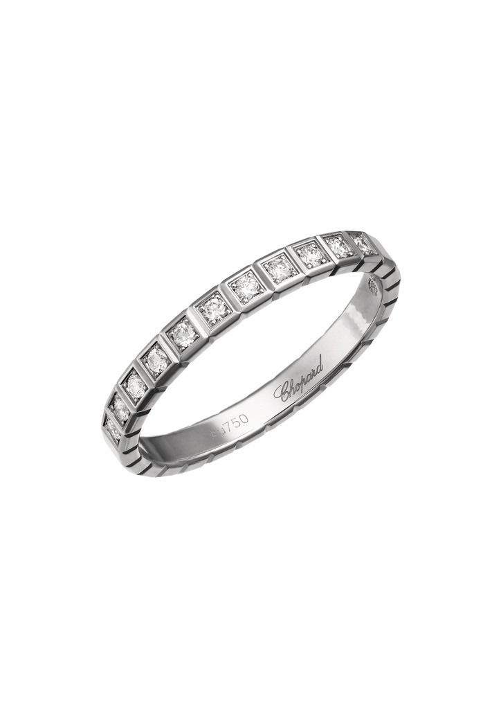 Chopard Ice Cube Ring Set in white gold