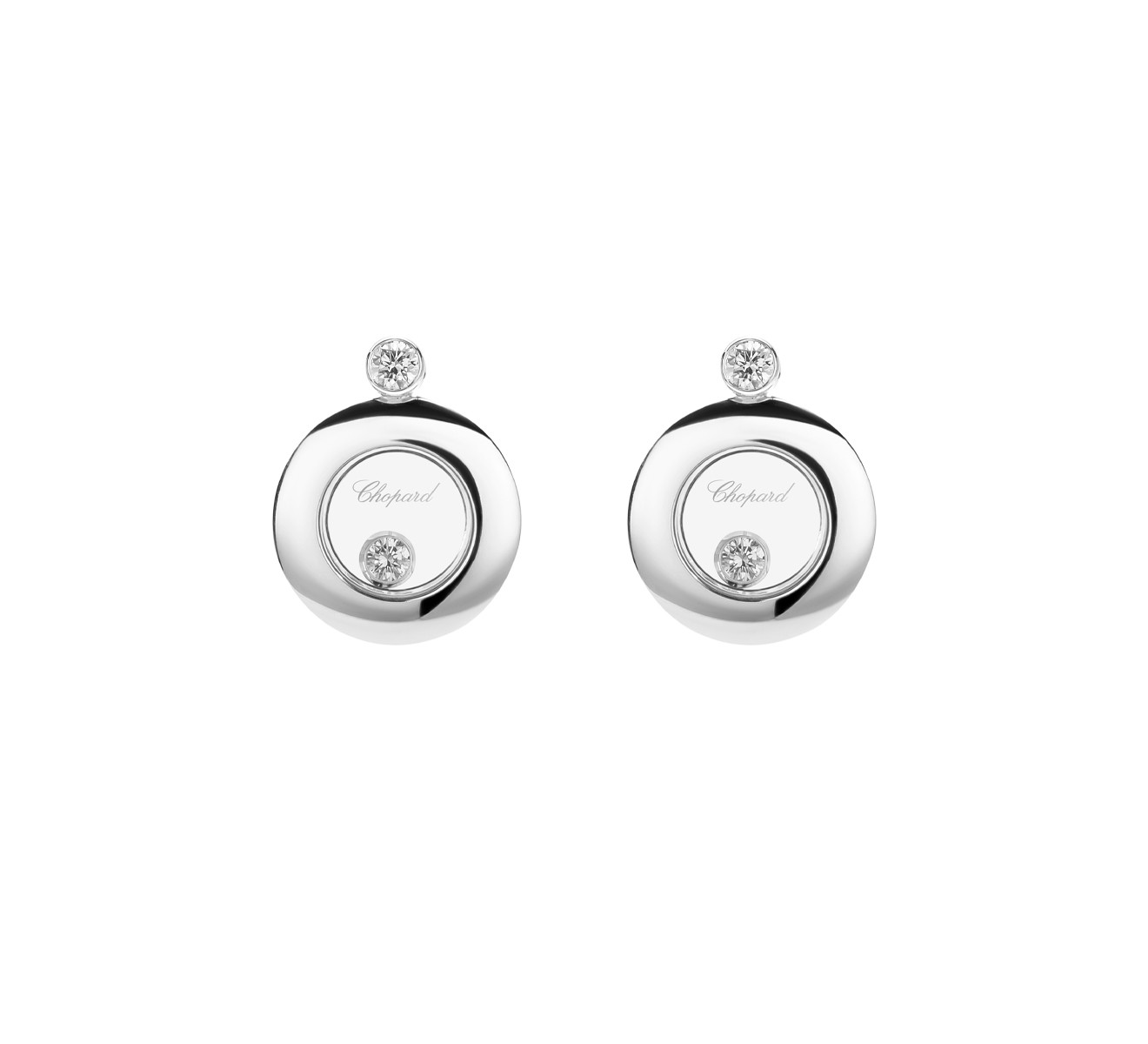 Boucles d’oreilles Happy Diamonds de Chopard