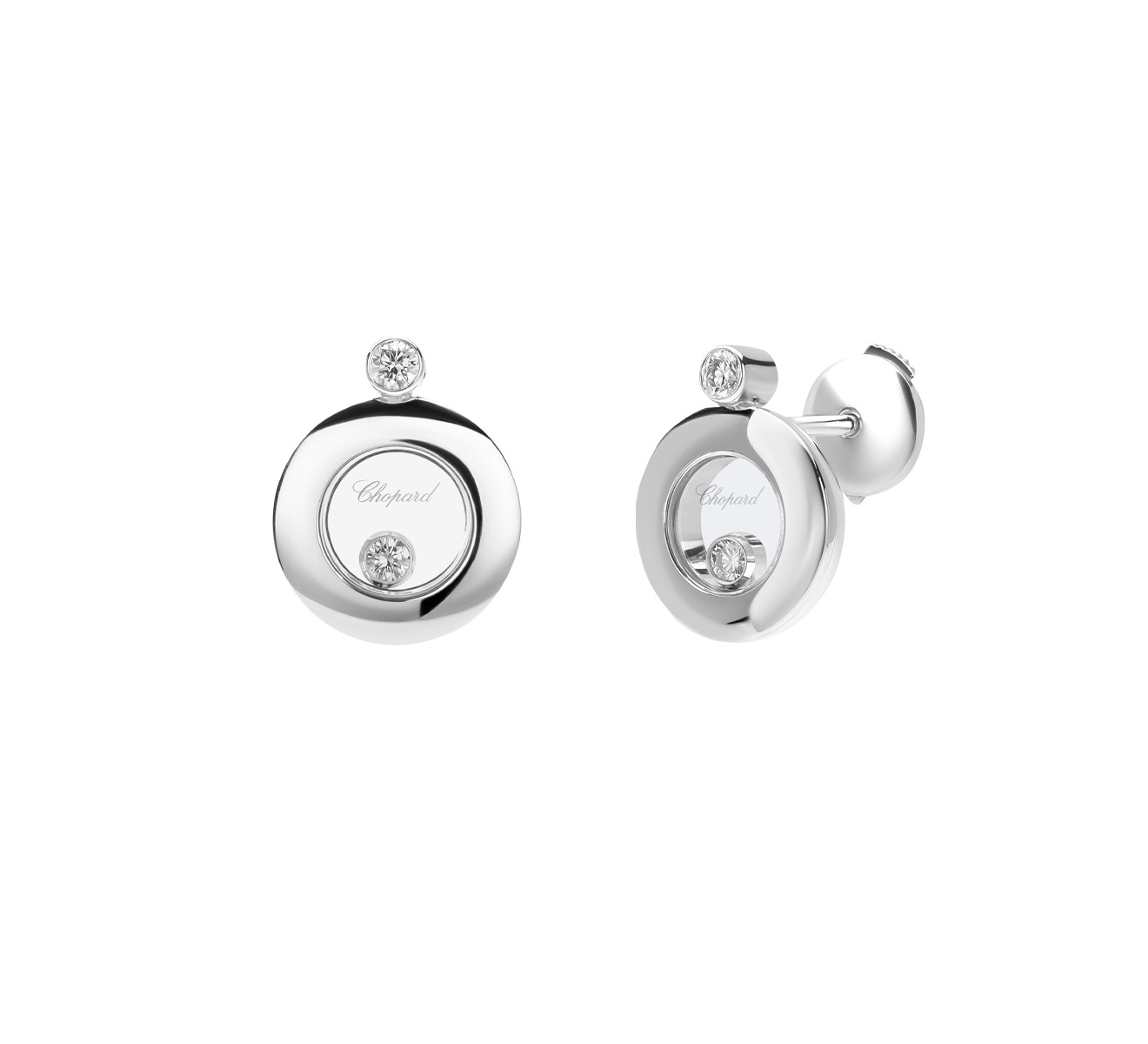 Boucles d’oreilles Happy Diamonds de Chopard