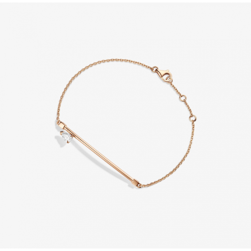 Repossi Bracelet Set on empty in pink gold