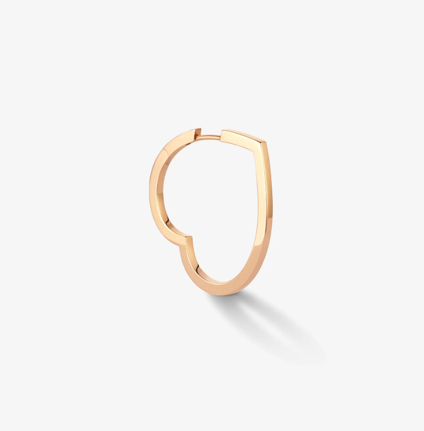 Repossi Antifer Heart earring Large rose gold model