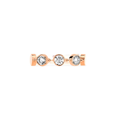 Bague Messika D-Vibes Or rose Moyen Modèle