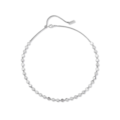 Messika D-Vibes White Gold Necklace Medium Model