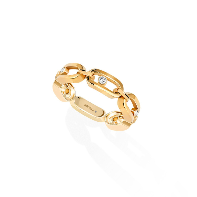 Messika Move Uno Diamond Ring in Yellow Gold
