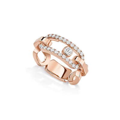 Messika Move Link Ring Rose Gold