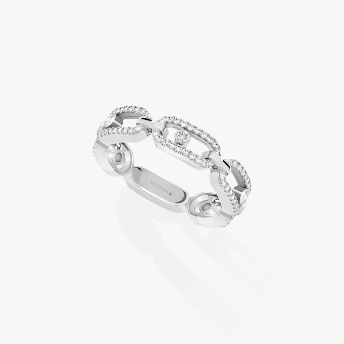 Messika Move Link Multi Ring White gold