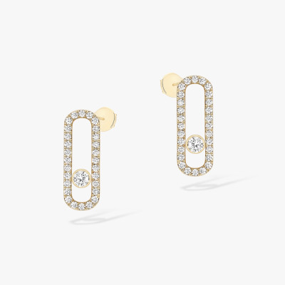 Move Uno Pavé Earrings from Messika