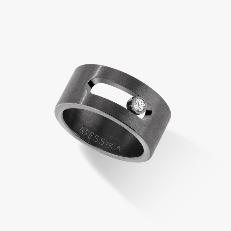 Bague Move Titanium Graphite de Messika