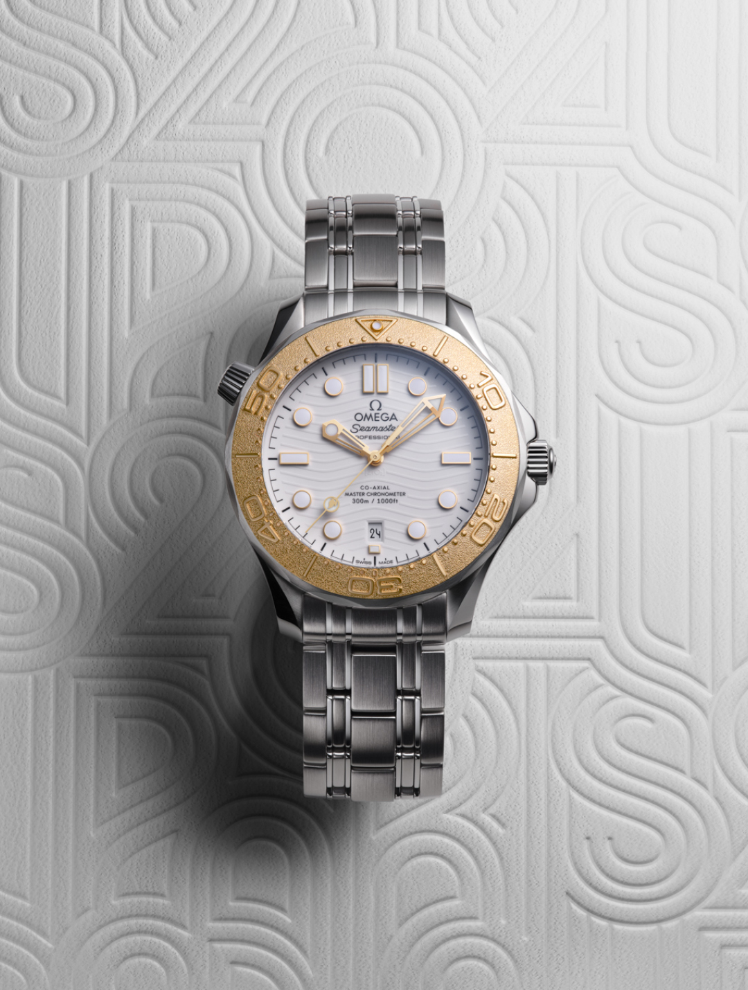 omega seamaster gold steel
